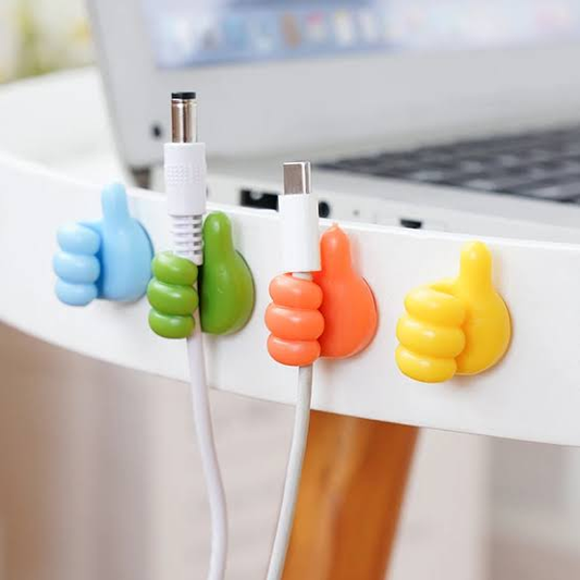 10 Pcs Silicone Thumb Wall Hooks