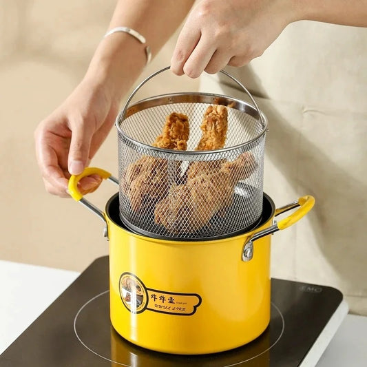 2L Deep Frying Strainer Pot