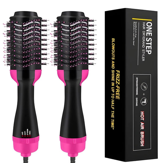 3 in 1 One Step Hair Dryer & Volumizer Brush, Hair Curler & Brush Dryer + Styler Hair Straightener