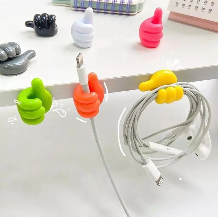 10 Pcs Silicone Thumb Wall Hooks