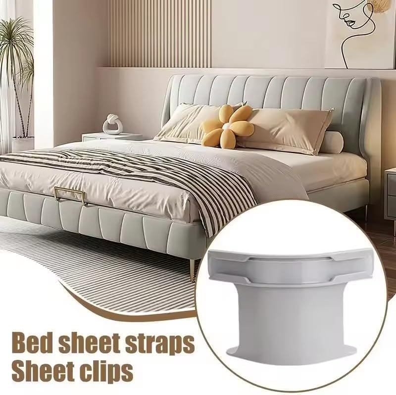 Lock Sheet Holders 4 PCS Heavy Duty Bed Sheet Straps