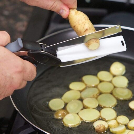 2 in 1 Kitchen Food Chopper Scissor
