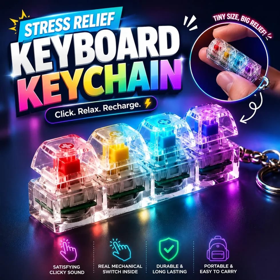Anti-Anxiety CtrlStress Keychain