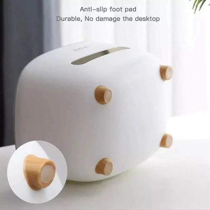 Multi-Functional Smart Tissue Holder with Mobile Stand & Stationery Storage
